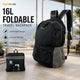 Flightmode 16L Travel Foldable Lightweight Backpack/Daypack 1pc - Perfect for Adventures – view 4 - Auzzistore