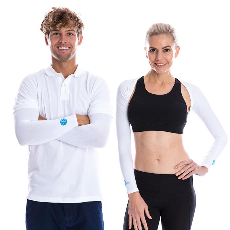 SParms UPF50+ Shoulder Wrap (White) - Large