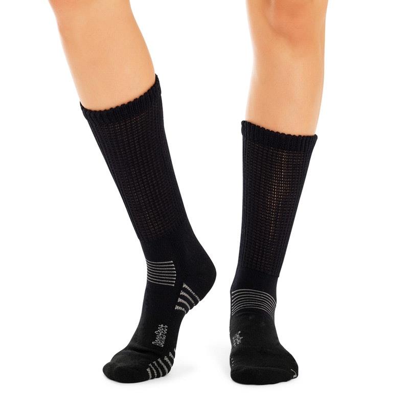 Benefeet 10 Pairs of Women's Bamboo Socks - Black Size 2-8 - Ultimate Comfort-Auzzi Store