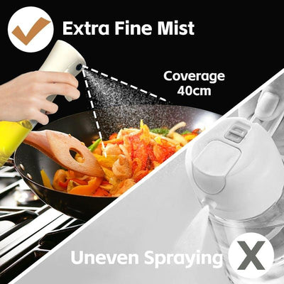 Cook Easy 200ml Refillable Oil Spray Bottles - 2 Pack