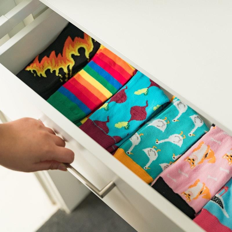Sock Exchange 8 Pairs of Fashion Novelty Funny Socks - One Size 5-13-Auzzi Store