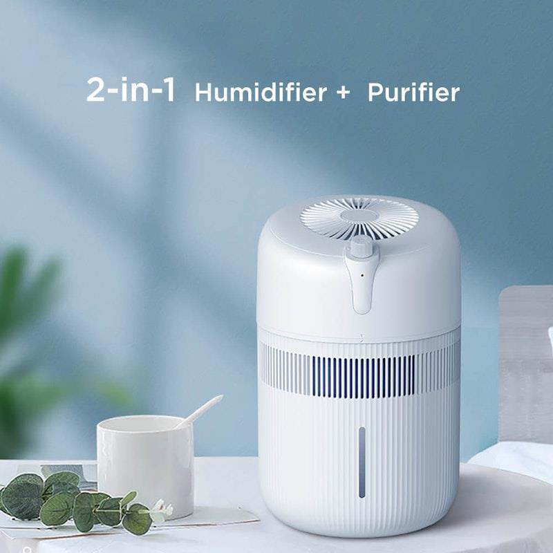 Caremax Mist-Free Dust Free 2-in-1 Evaporative Humidifier & Air Purifier - 4L - 1 Unit