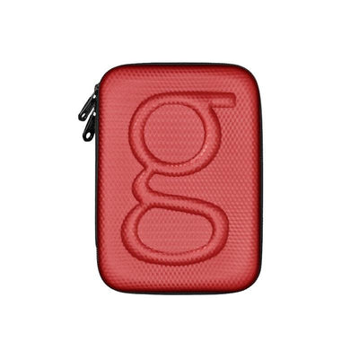 Glucology Travel Case Plus - Red with Extra Storage