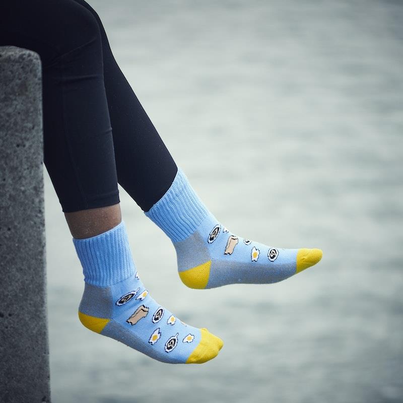 Glucology Copper-Infused Socks - 2 Pairs (Large) - Fun Patterns