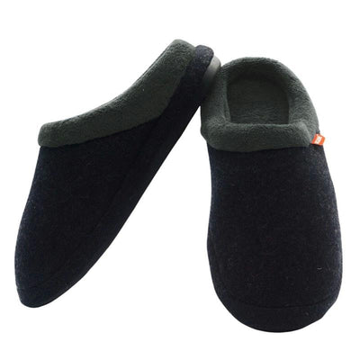 Archline Slippers Slip-On Comfort with Arch Support - Charcoal Marl Size 44