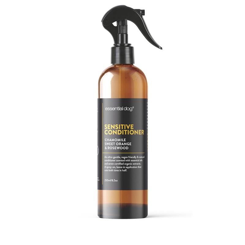 Essential Dog Sensitive Skin Care Pack - Shampoo, Conditioner, Balm & Dermal Scratch Spray 3x250ml, 1x50g