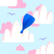 Hello Period High Cervix Cup Bright Blue MED - Reach with Ease – view 4 - Auzzistore
