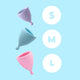 Hello Period Average Cervix Cup Blue MED - Comfort Meets Functionality – view 4 - Auzzistore