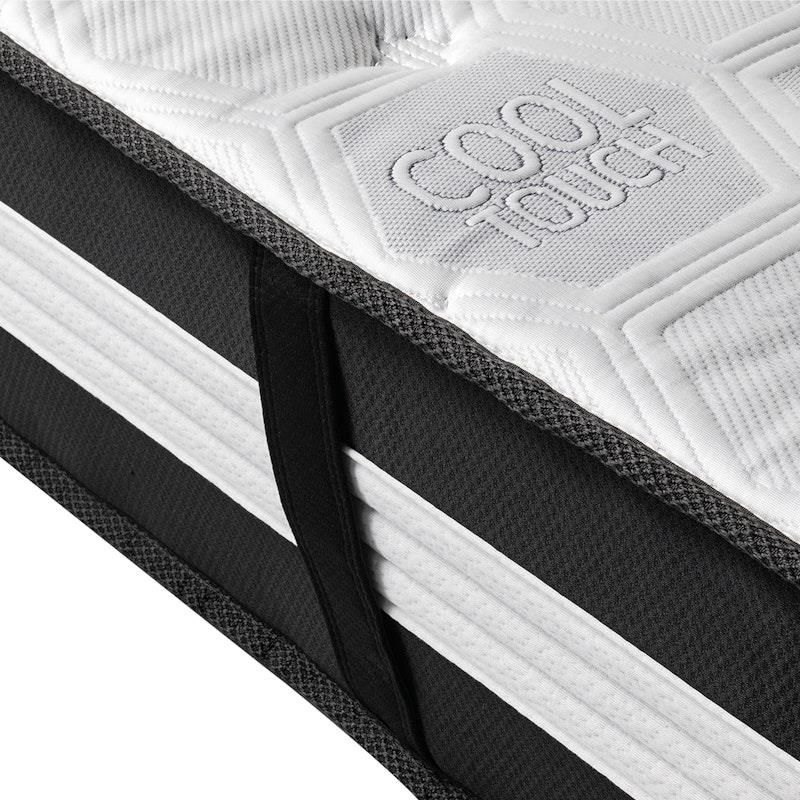 DreamZ Cooling Pocket Spring Mattress - Euro Top Foam 25cm Single