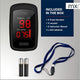 Mx Health Pulse Oximeter 1 Unit - Accurate Oxygen Saturation Monitoring – view 4 - Auzzistore