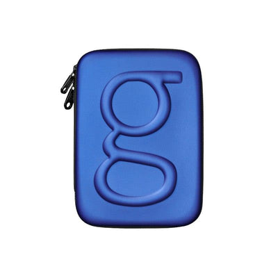 Glucology Travel Case Plus - Extra Storage for Blood Glucose Monitors (Blue)