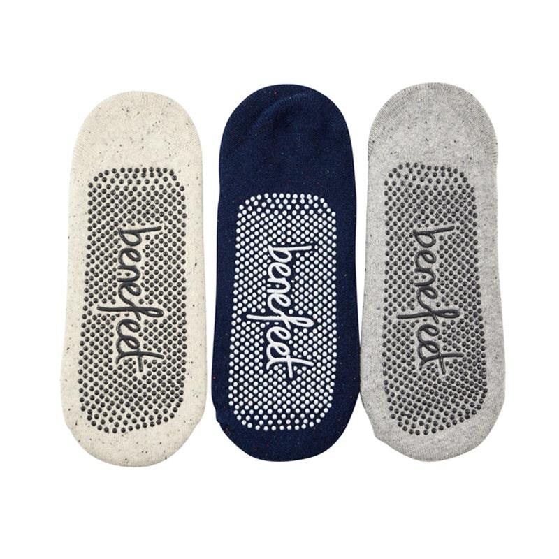 Benefeet 9 Pairs of Men's Non-Slip Studio Socks with Terry Lining - Size 7-11-Auzzi Store