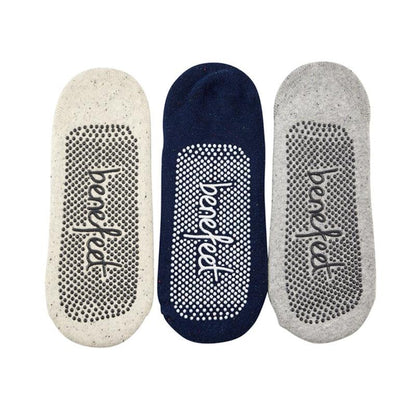 Benefeet 9 Pairs of Men's Non-Slip Studio Socks with Terry Lining - Size 7-11-Auzzi Store