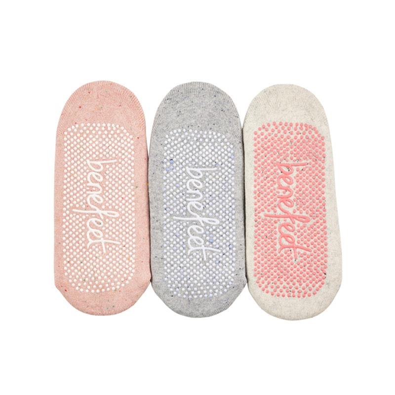 Benefeet 9 Pairs of Women's Studio Socks with Terry Lining & Non-Slip - Nep Yarn Size 5-10-Auzzi Store