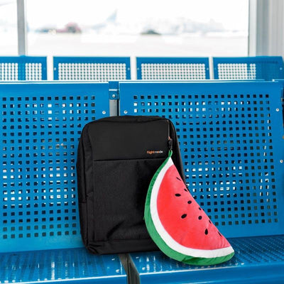 Lazy Dayz Two-Way Reversible Microfibre Travel Pillow - Watermelon