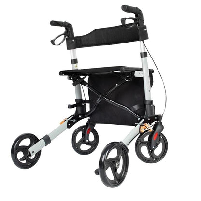 Orthonica 4 Wheel Folding Rollator Mobility Aid