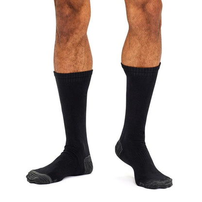 Jack of All Trades 12 Pairs of Men's Top to Toe Comfort Socks - Black Size 6-10-Auzzi Store
