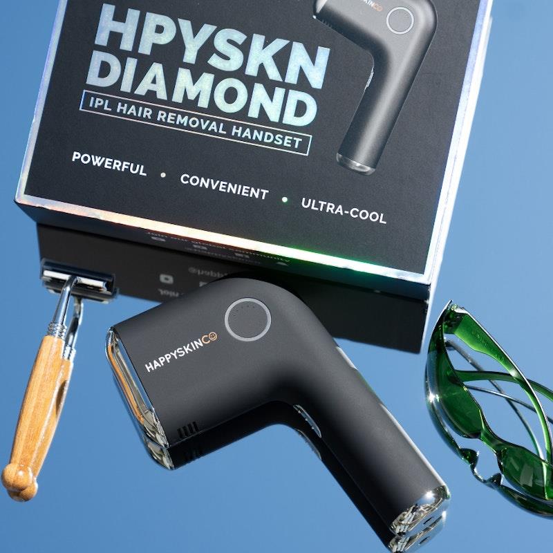 Happy Skin Co On The Go Diamond IPL Hair Removal Bundle
