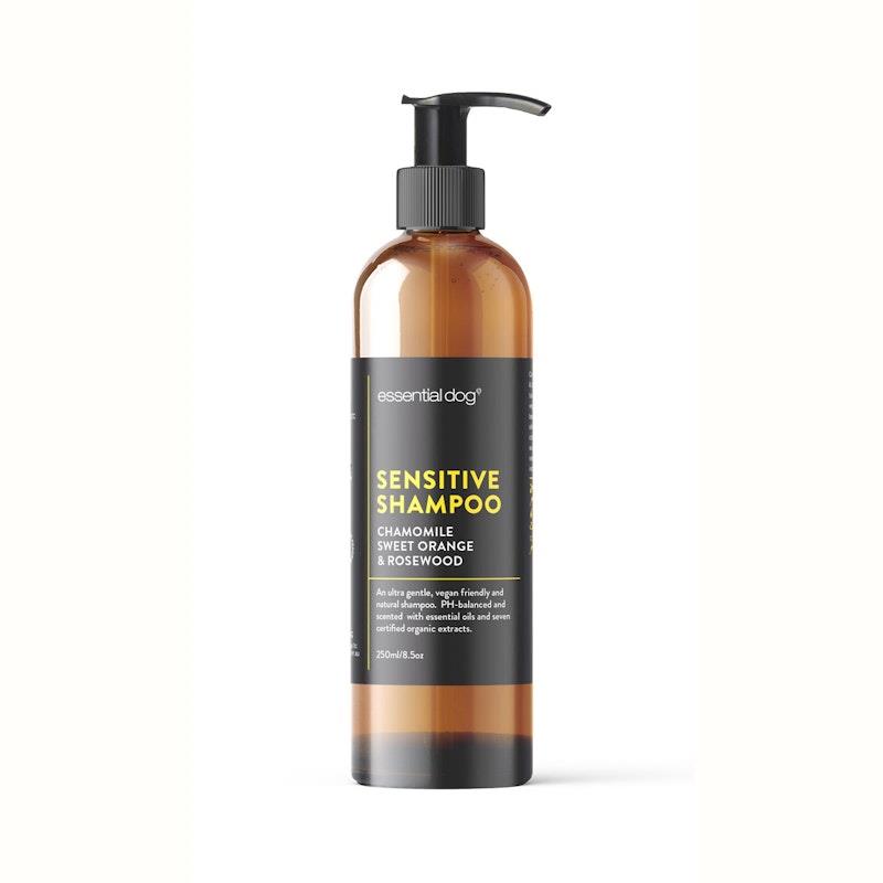 Essential Dog Sensitive Skin Care Pack - Shampoo, Conditioner, Balm & Dermal Scratch Spray 3x250ml, 1x50g