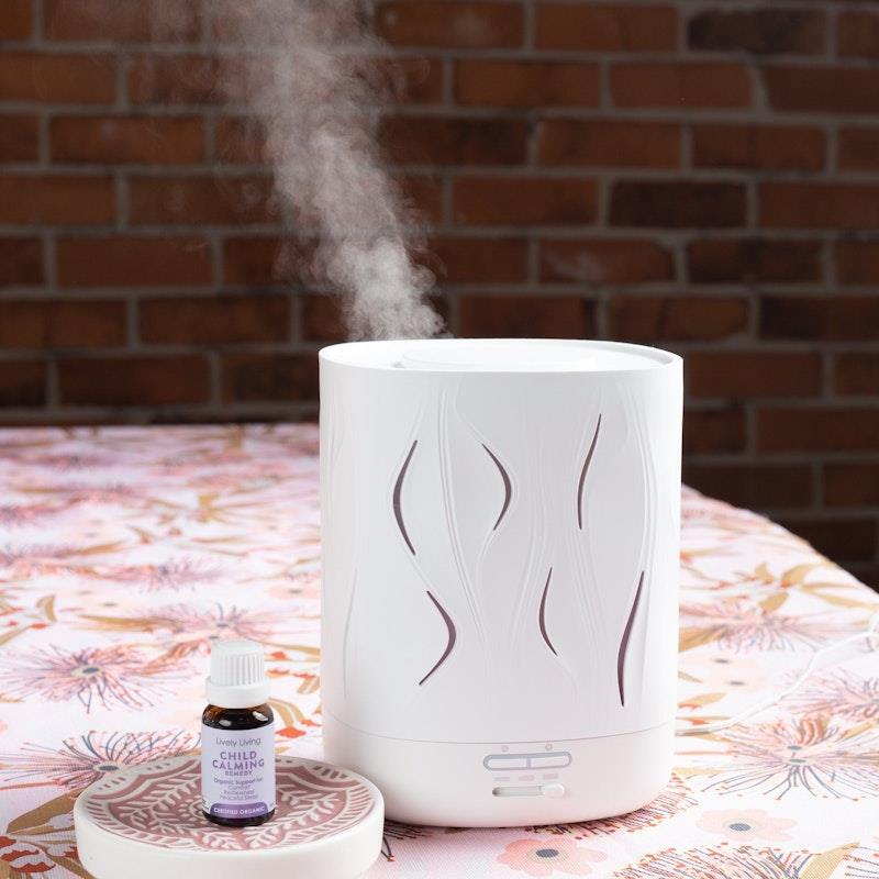 Lively Living Aroma-Cloud Humidifier Diffuser + Essential Oil 700ml