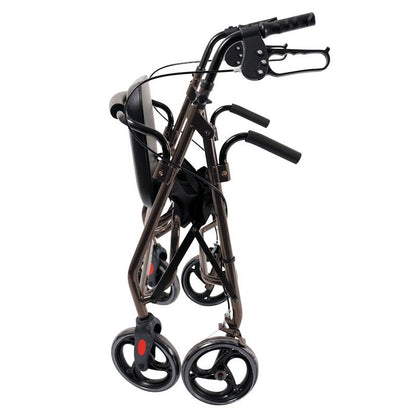 Orthonica Foldable Aluminum Rollator Walker - Grey