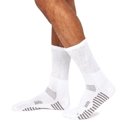 Benefeet Men's Bamboo Socks - White (10 Pairs, Size 11-14)-Auzzi Store