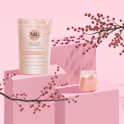 Mind Glow Australian Wildberry Collagen Peptides+ 450g Trio Pack-Auzzi Store