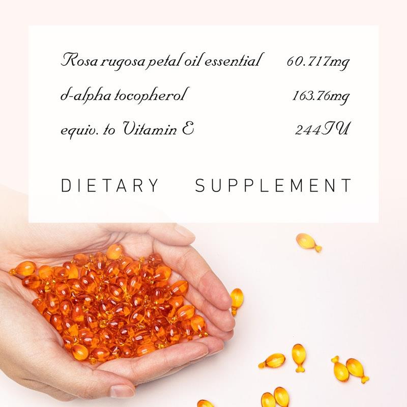 Unichi Rosa Prima Rose Oil Complex - 90 Softgels (3 Pack)