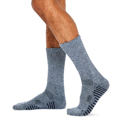 Benefeet 10 Pairs of Men's Bamboo Comfort Socks - Twisted Navy Size 6-10-Auzzi Store