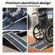 Equipmed 152cm Portable Folding Aluminium Access Ramp - Black – view 5 - Auzzistore