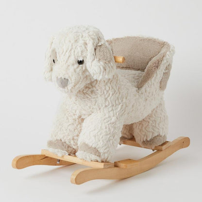 Jiggle & Giggle Soft Plush Toy Rocker Puppy - Adorable Playtime Companion