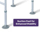 Equipmed Over Toilet Support Frame - Safety Grab Rail Aid (125Kg Max Capacity) – view 5 - Auzzistore