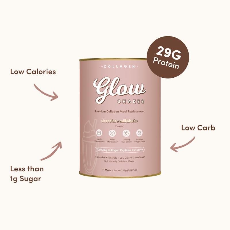 The Collagen Co Chocolate Milkshake Collagen Meal Replacement 756g - Indulgent Wellness Shake