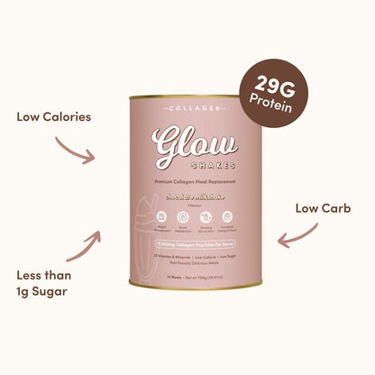 The Collagen Co Chocolate Milkshake Collagen Meal Replacement 756g - Indulgent Wellness Shake