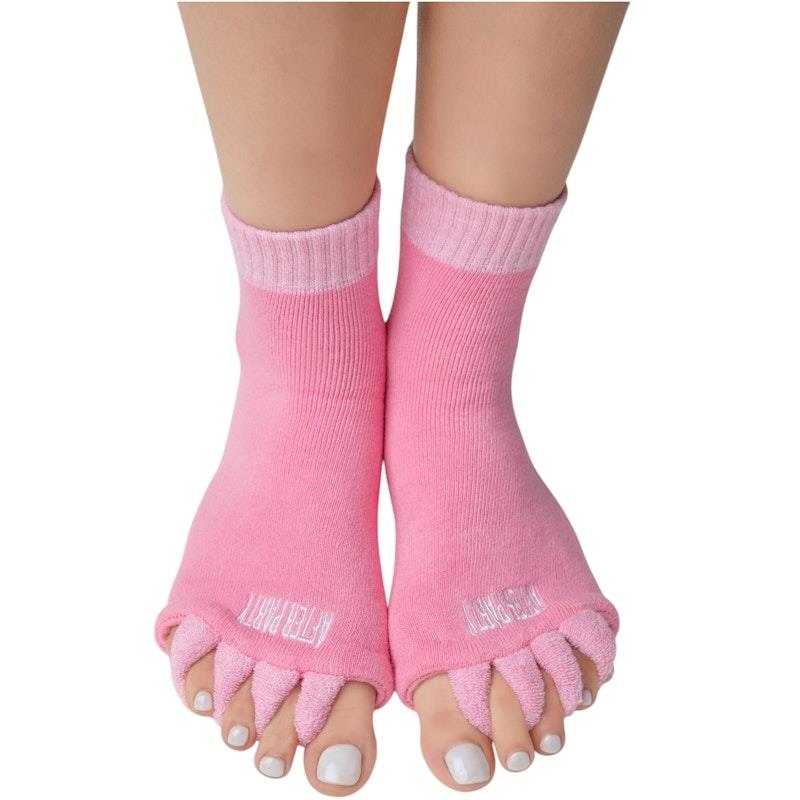 HIGH HEEL JUNGLE The After Party Premium Cotton Toe and Foot Alignment Socks - Pink-Auzzi Store