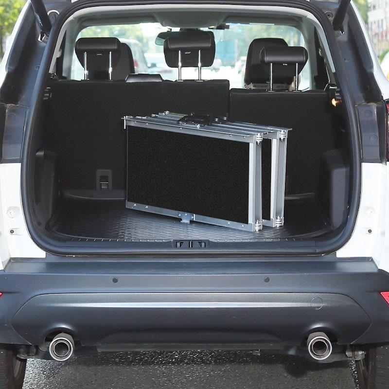 Equipmed 182cm Portable Folding Aluminium Access Ramp - Durable & Lightweight