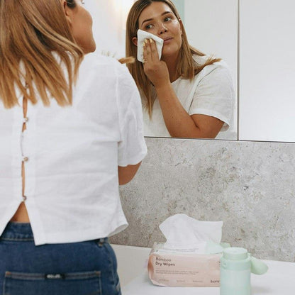 bonnyC Ultimate Wipes Box - 24 Pack of Bamboo Dry Wipes