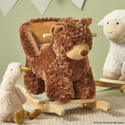 Jiggle & Giggle Soft Plush Toy Rocker Bear - Cuddly Fun for Kids