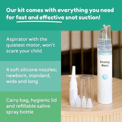 Snotty Boss Nasal Aspirator - 1 Pack-Auzzi Store
