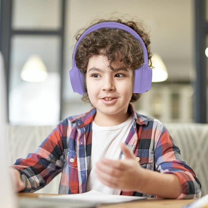 Laser ANC Kids Wireless Headphones - Volume-Limited in Lilac-Auzzi Store