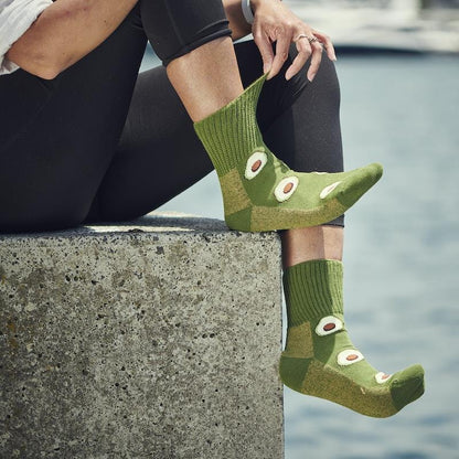 Glucology Copper-Based Socks | 2 Pairs Large - Avocado