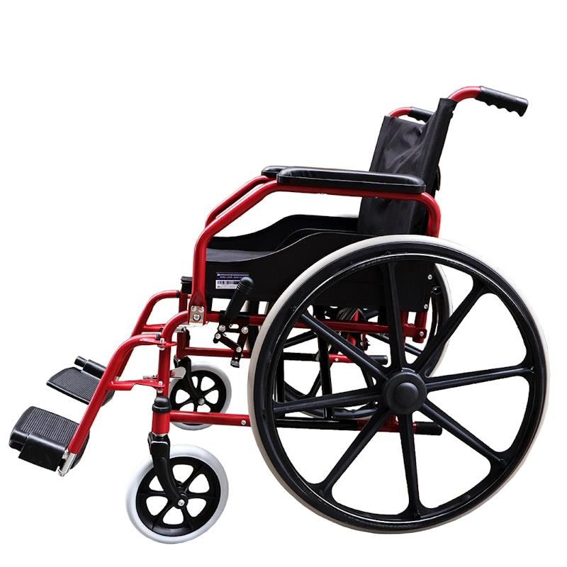 Livingstone Heavy Duty Wheelchair - Seat Width 51cm - Red - Each