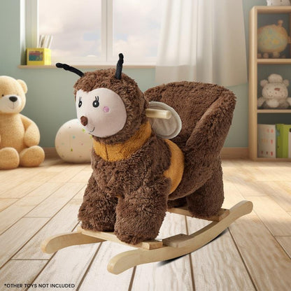 Jiggle & Giggle Soft Plush Toy Rocker Bee - Buzzing Fun for Kids