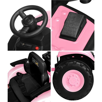 Mazam XL SIZE Kids Ride-On Car Tractor 12V Remote Control Electric Toy - Pink-Auzzi Store