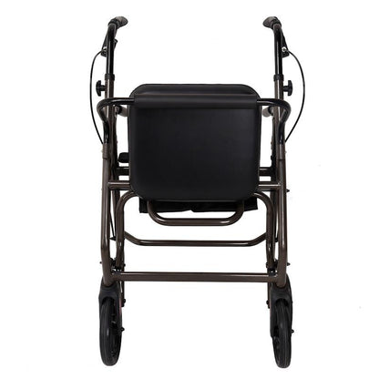 Orthonica Foldable Aluminum Rollator Walker - Grey