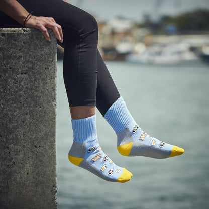 Glucology Copper-Infused Socks - 2 Pairs (Medium) - Fun Patterns