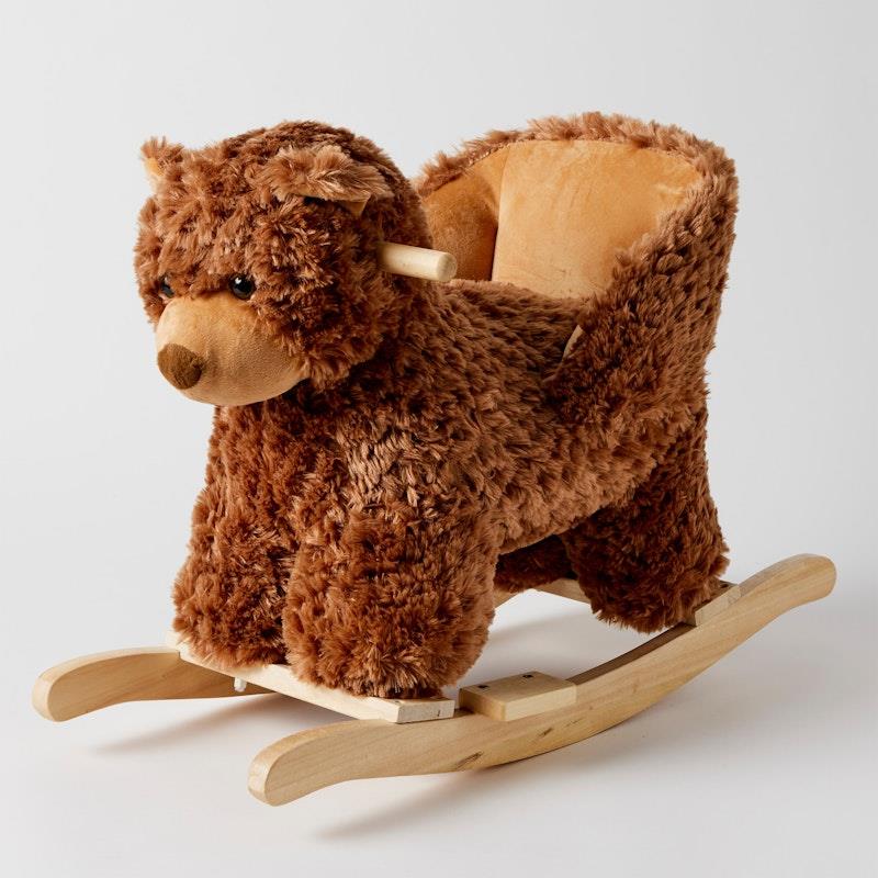 Jiggle & Giggle Soft Plush Toy Rocker Bear - Cuddly Fun for Kids