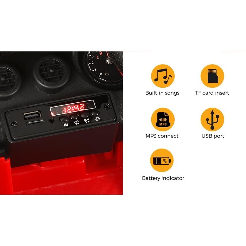 Mercedes-Benz Kids Ride On Car AMG GTR - Licensed Electric Toy Gift (12V Red)-Auzzi Store