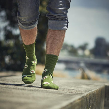 Glucology Copper-Based Socks | 2 Pairs Small - Avocado