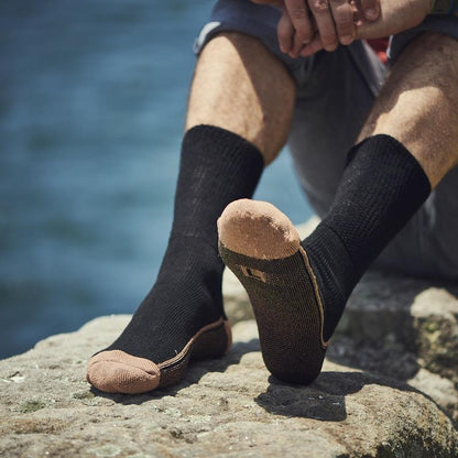 Glucology 6 Pack Mixed Classic Socks - Black, White, Grey - Large